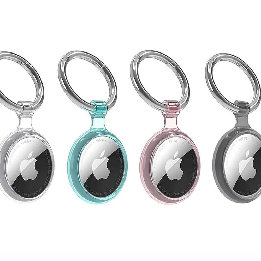 New Saharacase set of 4 Transparent Apple Airtag Case
